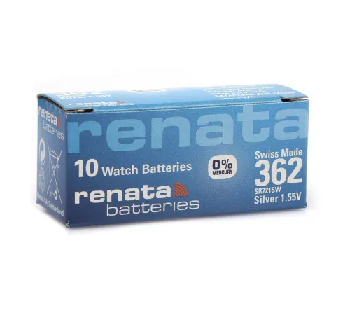 Renata 362 SR721SW 1.55V Alkalin Saat Pili 10 Adet