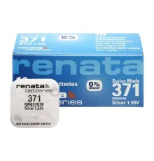 Renata 371 SR920SW 1.55V Alkalin Saat Pili 10 Adet