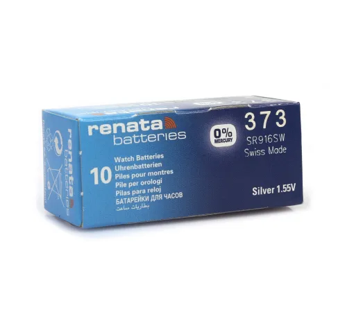 Renata 373 SR-916SW 1.55V Alkalin Saat Pili 10 Adet