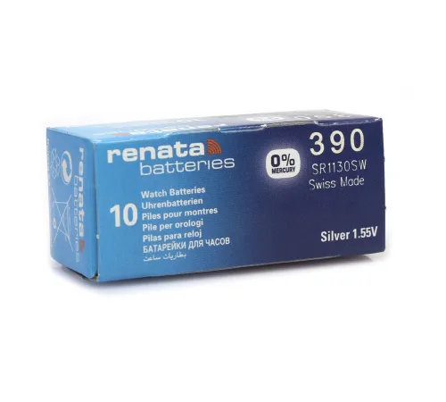 Renata 390 SR1130SW 1.55V Alkalin Saat Pili 10 Adet