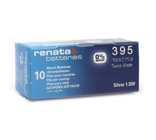 Renata 395 SR927SW 1.55V Alkalin Saat Pili 10 Adet