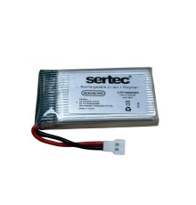 Sertec 923048 3.7V 1200mAh 25C BEYAZ SOKET Drone Bataryası