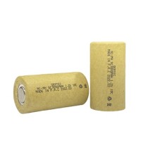 Sertec 1.2V Ni-Mh SC 3000 mAh. Kağıtlı Şarjlı Pil 10C (Başsız/Flat Head)