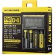 Nitecore D4 Digi Charger Li-ion / NI-CD / NI-MH / LifePO4 Dijital Pil Şarj Cihazı