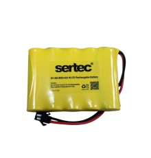 SERTEC 6V 5S1P AA 800 MAH KABLO + SİYAH KONNEKTÖRLÜ OYUNCAK PİLİ