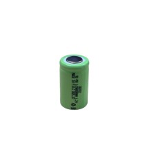 Sertec - 1.2V 500 Mah - 1/2AA - Ni-MH Şarjlı Pil - (Başsız / Flat Head)