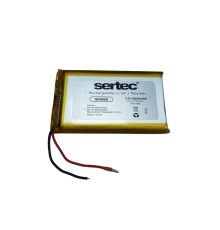 Sertec 105080 3.7V 5000 mAh Li-Polymer Pil (Devreli/1.5A)