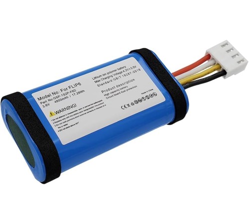 Sertec JBL Flip 6 uyumlu 3.7v 4800 mah Soketli Batarya