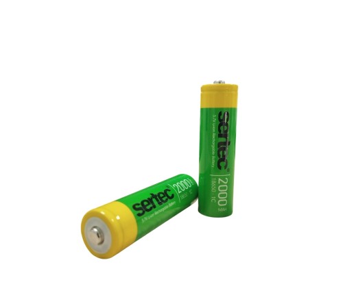 Sertec 18650 3.7V 2000 Mah 1C Li-ion Şarjlı Pil Başlı