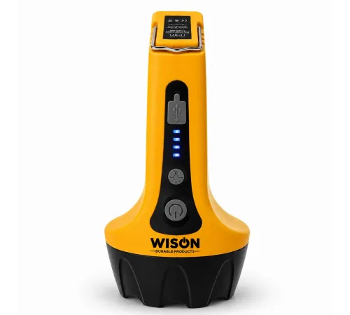 Wison WS-2626 8 Watt 12 Saat Aydınlatmalı Type-C Şarjlı Projektör Şarjlı Kambur Fener