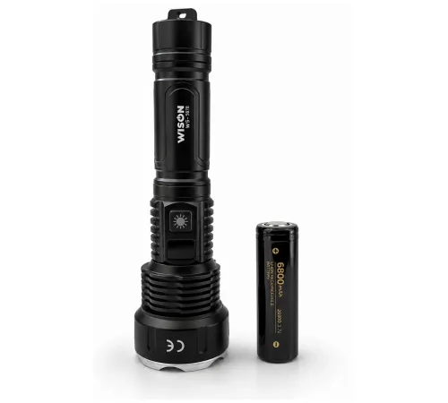Wison WS-7878 30Watt 3000 Lümen Uzun Menzilli USB Type-C Şarjlı El Feneri
