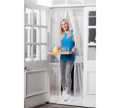 Mıknatıslı Manyetik Kapı Sinekliği Sineklik Tülü Perde (60cm x 210cm 2 Adet Tül) (1550)