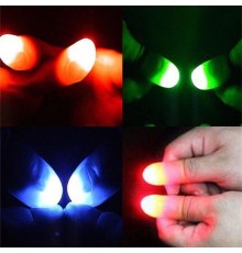 Led Işıklı Renkli Sihirli Parmak Işıklı Parmak Şaka Parmak 1 Adet
