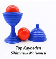 Mavi Renk Sihirli Kupa Top Kaybetme Oyunu 7 cm