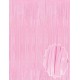Soft Pembe Püsküllü Kapı Perdesi - Parti, Baby Shower, Cinsiyet Partisi 1x2 m
