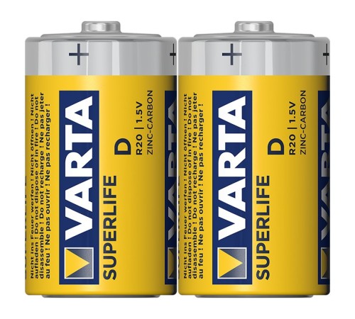 Varta Superlife Çinko Büyük D Boy Pil 24'lü Paket