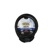 Yuma YM-747 120cm 20mm 5 Şifreli Siyah Motorsiklet Kilidi
