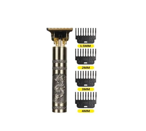 PS-033 Çelik Kasa Profesyonel T-bıçak Saç Sakal Ense Ve Çizim Tıraş Makinesi