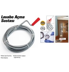 Lavabo Ve Gider Boruları Açacağı - Lavabo Açma Sustası - 3Metre