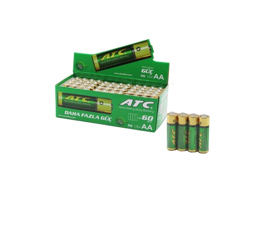ATC R06 KALEM PİL (AA) ( 1.5V ) 60 ADET