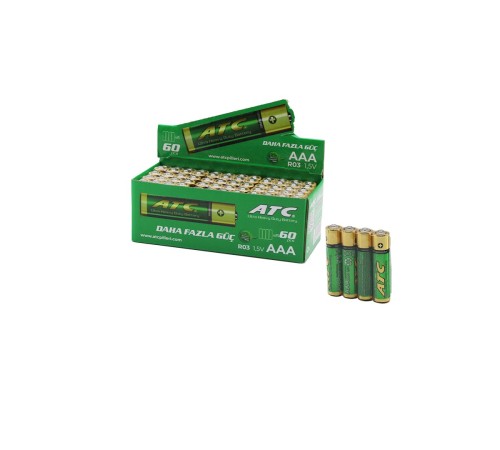 ATC R03 İNCE PİL (AAA) 60 ADET