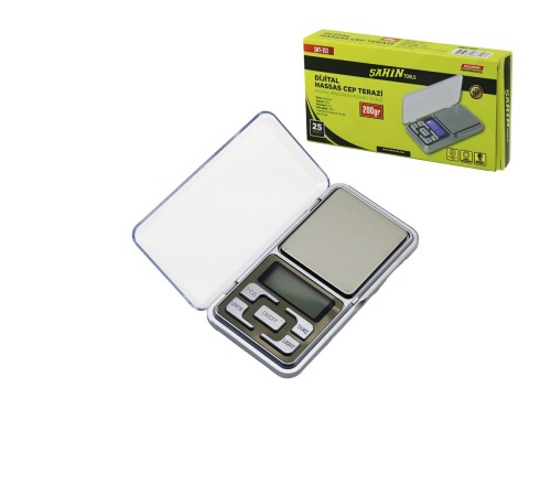 Terazi Mini Cep Boy Hassas Terazi 200 gr 0.01 gr
