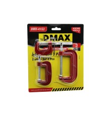 DMAX-4153 ( 3PCS ) ( MİNİ ) İŞKENCE MENGENE SETİ ( ÇELİK KARBON ) ( 25-50-75MM )*72