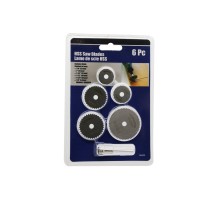 6 PARÇA MİNİ YUVARLAK TESTERE BIÇAKLARI 22-44MM