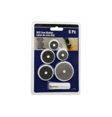 6 PARÇA MİNİ YUVARLAK TESTERE BIÇAKLARI 22-44MM