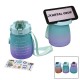 1.3LT PİPETLİ RENKLİ PLASTİK SULUK MATARA KİLİTLİ KAPAKLI TELEFONLUKLU