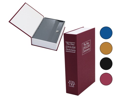 KUMBARA HOMESAFE BOOKSAFE BÜYÜK 240X155X55MM KİTAP MODELİ KİLİTLİ KASA KUMBARA