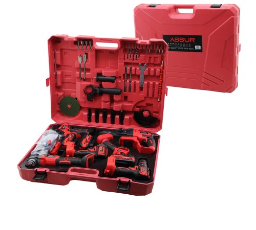 6PCS USTA ELEKTRİKLİ ALET SETİ ŞARJLI 21V SPRAL TAŞLAMA HİLTİ  BAĞ MAKAS SOMUN SÖKME