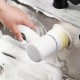 Magic Brush 5 in 1 Kablosuz Şarjlı Temizlik Fırçası | Çok Amaçlı Döner Başlıklı Elektrikli Banyo, Mutfak ve Fayans Temizleme Seti
