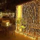 3x3m Premium Perde LED - 8 Fonksiyonlu, Su Geçirmez İç Dış Mekan Teras Dekor Işıkları