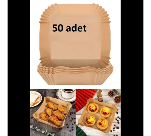FRİTÖZ PİŞİRME KAĞIDI 50 ADET