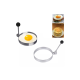 Metalik Daire Şeklinde Metal Omlet Yumurta ve Krep Kalıpları