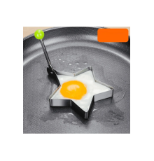 Metalik Yıldız Şeklinde Metal Omlet Yumurta ve Krep Kalıpları