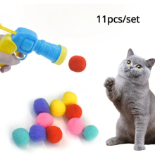 Peluş Top Atan İnteraktif Kedi Oyuncağı