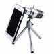 Iphone 5 5S - Iphone 4 4S Için Alüminyum 14X Optik Zoom Yakından Görüntü Çekme Dürbün