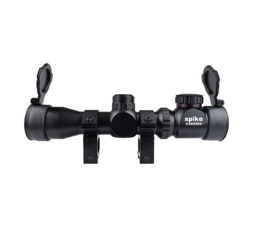 2-6x28 Zoomlu Av Tüfeği Dürbünü Hedef Çizgili Çift Işıklı