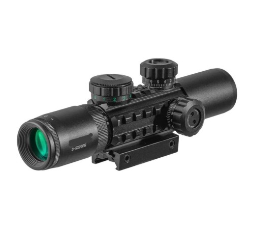 C3-9X26 EG Raylı Çift ışıklı Av Dürbünü  11mm/22mm