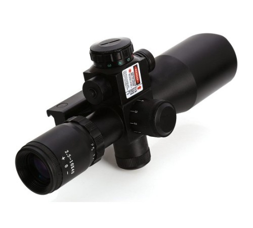 Süper Zoomlu Lazerli Profesyonel Av Dürbünü 2.5-10X40/E