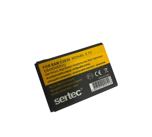 SERTEC - Samsung C3630 uyumlu Batarya