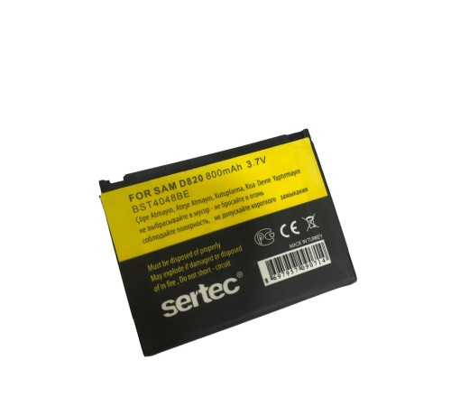 SERTEC - Samsung V740/D820 Uyumlu Batarya
