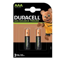 Duracell 1.2V 750 MAh AAA Şarjlı Kalem Pil 2li