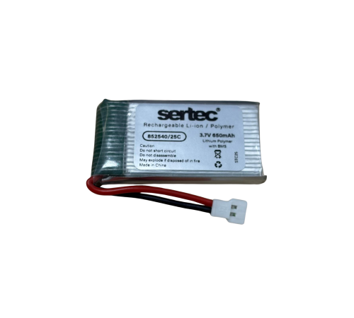 Sertec / 852540 / 3.7V - 650mAh - 20C BEYAZ SOKET