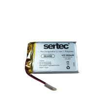 Sertec 503450 3.7V 1000 MAh Li-Polymer Pil (Devreli/1.5A)
