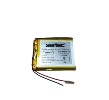 Sertec 785060 3.7V 3000mAh Li-Polymer Pil (Devreli/1.5A)