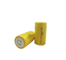 Sertec - 1.2V 3000 Mah - C Orta Boy - Ni-CD Şarjlı Pil - (Başsız / Flat Head)