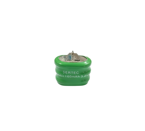 Sertec - 3.6V 3S1P 160 Mah 2 Pin NI-MH Buton Pil